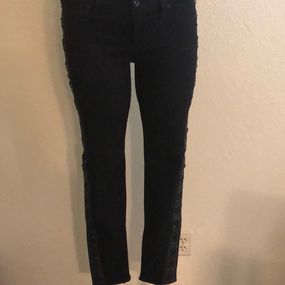 Lovesick black lace jeans